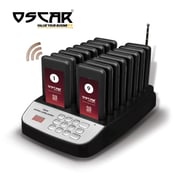 OSCAR Restaurant Foodcourt Office Buzzer Pager Calling System OGP160, 16 Tokens, Alarms with LED, Beep and Vibration