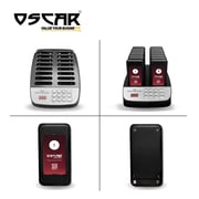 OSCAR Restaurant Foodcourt Office Buzzer Pager Calling System OGP160, 16 Tokens, Alarms with LED, Beep and Vibration