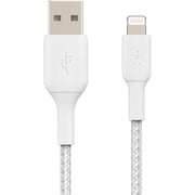 Belkin Braided Lightning Cable 1m White