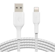 Belkin Braided Lightning Cable 1m White