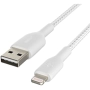 Belkin Braided Lightning Cable 1m White