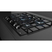 TEKA 70cm GZC 75330 Gas on Glass Black Glass Hob with ExactFlame function of butane gas