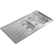 TEKA StarBright Inset Reversible 60cm Kitchen Sink Matt Stainless Steel