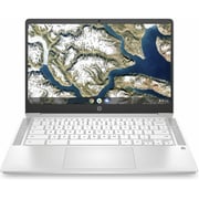 HP 14a-na0020nr Chromebook HD Laptop Celeron N4000 1.10GHz 4GB 32GB SSD Intel UHD Graphics 14inch Ceramic White