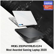 Asus ROG Zephyrus G14 GA401QM-K2100T Gaming Laptop - Ryzen 9 3.1GHz 32GB 1TB 6GB Win10 14inch WQHD Eclipse Grey AniMe Matrix Version NVIDIA GeForce RTX 3060