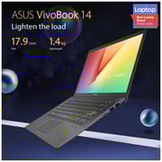Asus Vivobook M413IA-EB211T Laptop - Ryzen7 2GHz 8GB 512GB Win10 14inch FHD Black English/Arabic Keyboard