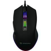 Piranha 397213 M400 Wired Gaming Mouse Black