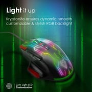 Vertux Kyrptonite Wired Gaming Mouse Red