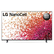 إل جي NanoCell TV 50 بوصة NANO75 سلسلة السينما تصميم الشاشة 4K نشط HDR webOS الذكية مع ThinQ الذكاء الاصطناعي التعتيم المحلية