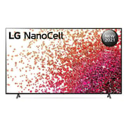 تلفزيون إل جي NanoCell 4K الذكي 65 بوصة سلسلة NANO75 تصميم الشاشة السينمائية 4K Cinema HDR webOS ذكي مع ThinQ AI Full Array Dimming Pro