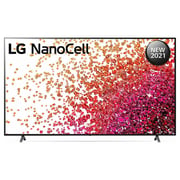 إل جي NanoCell TV 75 بوصة NANO75 سلسلة السينما تصميم الشاشة 4K نشط HDR webOS الذكية مع ThinQ الذكاء الاصطناعي التعتيم المحلية