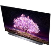 إل جي  OLED 4K  التلفزيون الذكي  48  بوصة  C1  سلسلة السينما تصميم الشاشة  4K  سينما  HDR webOS  الذكية مع  ThinQ  الذكاء الاصطناعي بكسل تعتيم