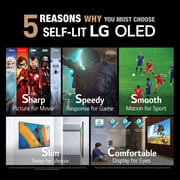 تلفزيون إل جي OLED 4K الذكي 65 بوصة من سلسلة G1 عالي الوضوح 4K سينمائي مزود بتقنية webOS الذكية وتطبيق المساعد المنزلي الذكي ThinQ