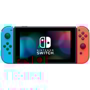 Nintendo Switch V2 32GB Neon Blue/Red Middle East Version + Super Mario 3DWorld Bowser's Fury Game + 1 Assorted Game + Travel Bag