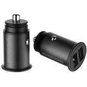 Riversong Super Mini Car Charger With Lightining Cable 1m Black