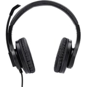 Hama 139926 HS-P350 Stereo Wired Over Ear Headset Black