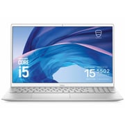 Dell Inspiron 15 (2020) Laptop - 11th Gen / Intel Core i5-1135G7 / 15.6inch FHD / 8GB RAM / 256GB SSD / Windows 10 / English & Arabic Keyboard / Silver - [INS15-5502]