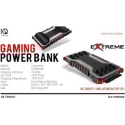 IQ Touch Wireless Gaming Power Bank With PD 10K Black - Extreme-G7