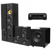 Denon AVRX-1600H AV Receiver + Taga TAV-506 Speaker Package + Taga TSW-90 Subwoofer 5.1 Home Theatre Bundle