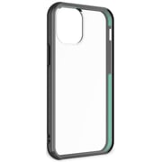 Mous Clarity designed for iPhone 12 Mini case cover (5.4 inch) - Clear with Black frame