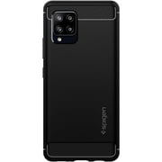 Spigen Rugged Armor designed for Samsung Galaxy A42 5G case cover - Matte Black