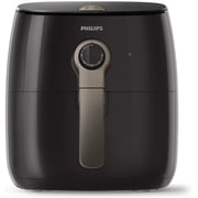 Philips Premium Air Fryer with Rapid Air Technology for Healthy Cooking, 90 Percent Less Oil, 1500 W, Black/Brown - HD9721/11