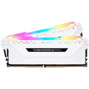 Corsair Vengeance RGB Pro 16GB (2 x 8GB) DDR4 DRAM 3600MHz C18 Memory Kit White