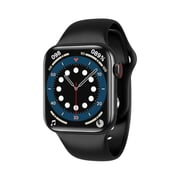 DAT New Smartwatch 2021 HW22 Smart Watch Custom Dial Bluetooth Call 44mm Heart Rate Blood Pressure Fitness Tracker BLACK