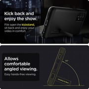 Spigen Tough Armor designed for Samsung Galaxy A72 case cover with Extreme Impact Foam - Black