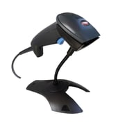 Pegasus PS-1146 Wired 1D Barcode Scanner With Stand-Black-New