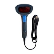 Pegasus PS-1146 Wired 1D Barcode Scanner With Stand-Black-New
