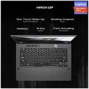 Asus ROG Zephyrus GA401IV-HA246T Gaming Laptop - AMD Ryzen 9 3GHz 16GB 1TB 6GB Win10 14inch WQHD Grey English/Arabic Keyboard