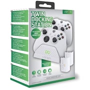 Venom Twin Docking Station with 2 x Rechargeable Battery Packs for Xbox Series X and Xbox Series S & Xbox ONE - White