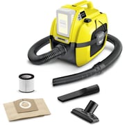 Karcher Compact Multi Purpose Battery Vacuum Cleaner Yellow/Black WD 1