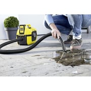 Karcher Compact Multi Purpose Battery Vacuum Cleaner Yellow/Black WD 1