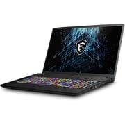 MSI GF75-029 THIN Gaming Laptop Core i7-10750H 2.60GHz 16GB 512GB SSD NVIDIA GeForce RTX3060 Win10 17.3inch FHD Black English/Arabic Keyboard