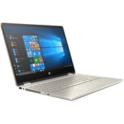 إتش بي جناح  x360 14-DW1000NE 2  في  1  كمبيوتر محمول  -  الأساسية  i3 3GHz 4GB 256GB Win10 14inch FHD  الفضة الإنجليزية  /  العربية لوحة المفاتيح