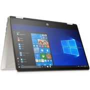HP Pavilion x360 14 2 in 1 Laptop - 11th Gen Core i3 3GHz 4GB 256GB Win10 14inch FHD Silver English/Arabic Keyboard DW1000NE (2021) Middle East Version