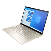 HP Envy x360 13 2 in 1 Laptop - 11th Gen Core i5 2.4GHz 8GB 512GB Win10 13.3inch FHD Pale Gold English/Arabic Keyboard BA1007NE (2021) Middle East Version