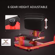 Max Strength Sissy Squat Machine, Home Multi-Function Squat Bench Machine, Push Up Ab Workout Home Gym, Home Gym Squat Stand Machine 3-in-1 Sit Up Machine Black