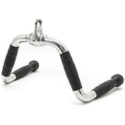 X Max Strength Barbell Machine Pro Grip Revolving Curl Rubber Grip Non Slip Handle Gym Attachments Row Cable Tricep Rope Bar Revolving Handle Curl Lat -Multi Purpose U Bar