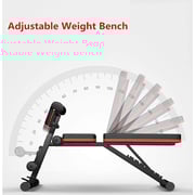 X Max Strength- Adjustable Weight Bench Fitness - Foldable Incline Decline for Home Training Gym Utility Exercise Bench Press Dumbbell Bench