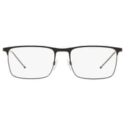 Emporio Armani EA 1083 3001 53mm Matte Black Full-rim Metal Men's Rectangular Eyeglass Frame