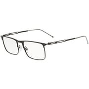 Emporio Armani EA 1083 3001 53mm Matte Black Full-rim Metal Men's Rectangular Eyeglass Frame