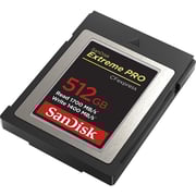 Sandisk Memory Card Extreme PRO CFexpress Type B 512GB Black SDCFE-512G-GN4NN