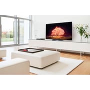 تلفزيون LG OLED 4K ذكي 55 بوصة من سلسلة B1 عالي الوضوح 4K سينمائي مزود بتقنية webOS الذكية وتطبيق المساعد المنزلي الذكي ThinQ