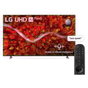 LG UHD Television 4K Smart TV 82 Inch UP80 Series Cinema Screen Design 4K Cinema HDR webOS Smart with ThinQ AI (2021 Model)