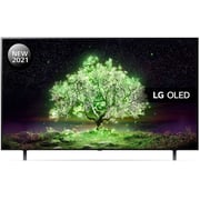 تلفزيون LG OLED 4K الذكي 55 بوصة من سلسلة A1 عالي الوضوح 4K سينمائي مزود بتقنية webOS الذكية وتطبيق المساعد المنزلي الذكي ThinQ