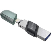 سانديسك  iXpand  فلاش محرك مع البرق  USB 3.1 128GB  رمادي  /  الأخضر  SDIX90N-128G-GN6NE