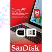SanDisk Cruzer Fit 64GB USB Flash Drive SDCZ33-064G-B35